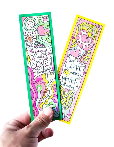 Printable Valentine Bookmarks