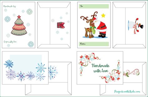 Printable Christmas Envelopes - Printable Word Searches