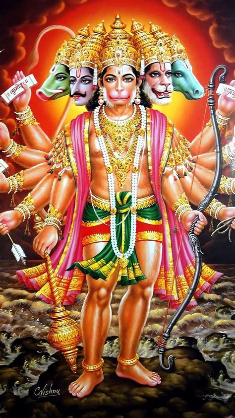 1366x768px, 720P free download | Panchmukhi Hanuman Ji Ke, god ...