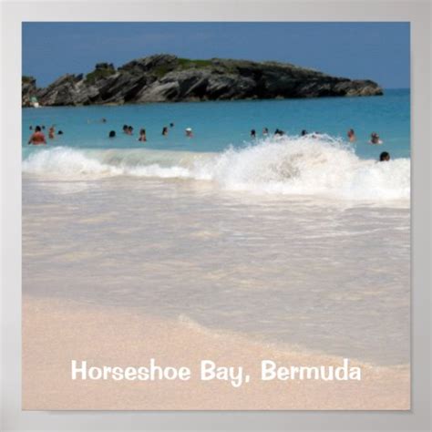 Pink Sand Beach #1, Horseshoe Bay, Bermuda Poster | Zazzle