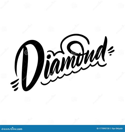 Diamond Word Fashion Cartoon Vector | CartoonDealer.com #53244503