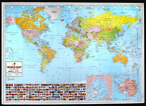 World Map With States And Capitals - Printable Map