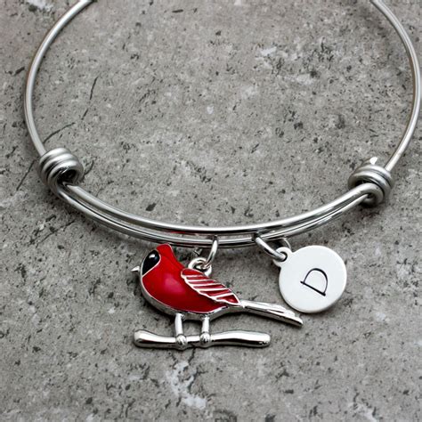 Cardinal Bracelet Sympathy Gift Grief and Grieving | Etsy | Hand stamped jewelry, Sympathy gifts ...