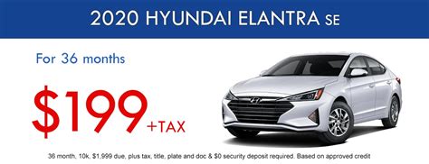 Lease Specials | Glassman Hyundai