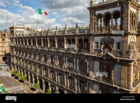 Old City Hall, Plaza de la Constitución,El Zocalo, Zocalo Square, Mexico City, Mexico Stock ...