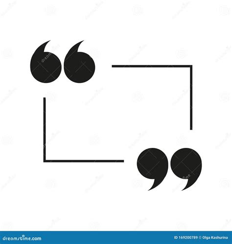 Set of Quote Mark, Quotes Icon Vector Sign Design Stock Illustration ...