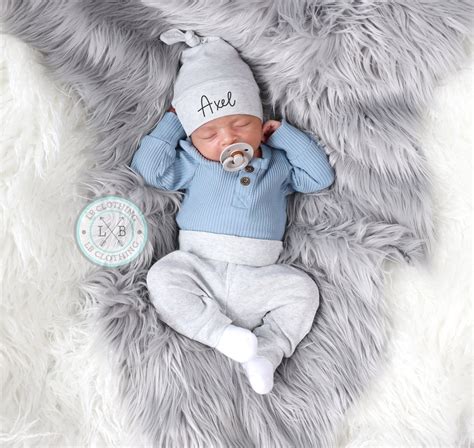 Baby boy gift personalized hat custom name outfit baby boy outfits baby ...