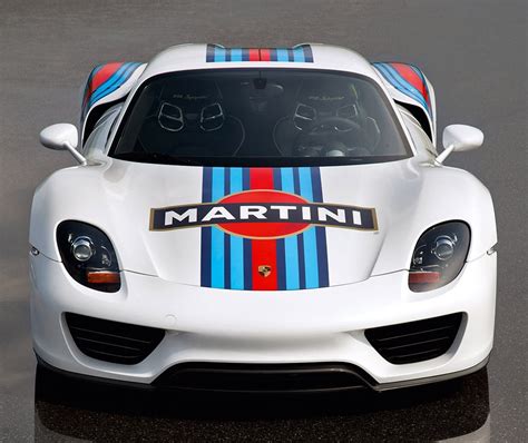 Porsche Range Trimmed in the Martini Racing Livery