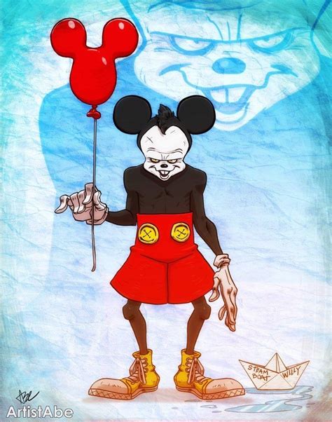 "11\"x14\" color print Printed on cover paper." Mickey Mouse Drawings, Mickey Mouse Tattoos ...