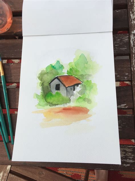 Aquarelle facile | Tutoriels de peinture, Peinture débutant, Tutoriel de dessin