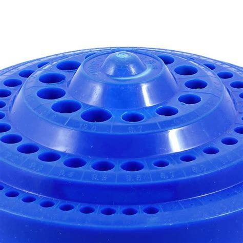 Best Selling Round Shape Plastic Hard Drill Bit Storage Case Blue-in ...