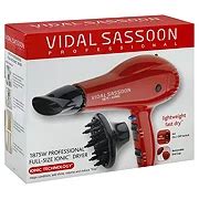 Vidal Sassoon Professional Full Size Ionic 1875 Watt Hair Dryer - Shop ...