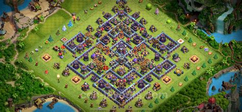 Best Base TH15 with Link, Hybrid Anti Everything 2023 - Town Hall Level 15 Base Copy - (#20)