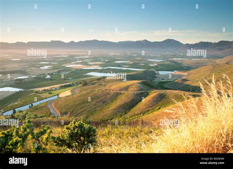 View of Ceres Valley at dawn Ceres Western Cape Province South Africa Stock Photo - Alamy