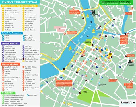 Limerick student map - Ontheworldmap.com