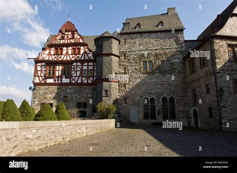 limburg castle, limburg an der lahn, hesse, germany Stock Photo ...