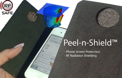 New Anti-Radiation Cell Phone Case with Peel-n-Shield™ Flip Cover Shield for Maximum Cell Phone ...