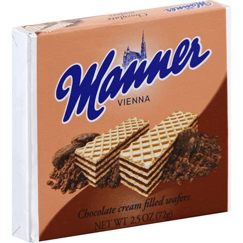 Manner Wafer, Chocolate Cream Filled | Fruit & Wafers | Edwards Food Giant