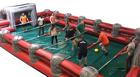 giant human foosball table inflatable party rentals michigan detroit novi farmington hills 2 ...