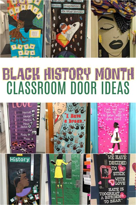 Classroom Door Ideas for Black History Month