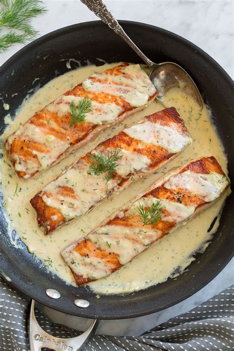 Salmon (with Creamy Garlic Dijon Sauce) - Cooking Classy