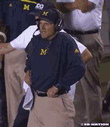 Jim Harbaugh Gif - IceGif