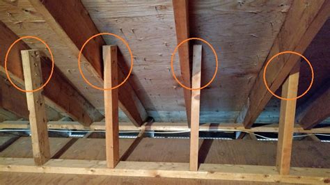 structural - Knee wall separating from rafters in garage attic - Home Improvement Stack Exchange