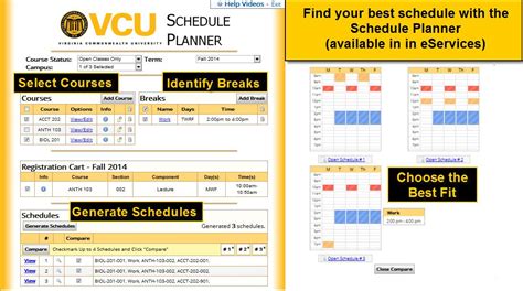 #VCU schedule planner College Success, College Life, Register For ...