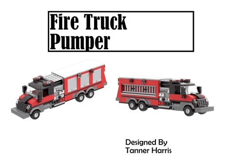 Lego Fire Truck-PDF File of Custom Lego Fire Truck Instructions (INSTRUCTIONS ONLY) - Lego ...