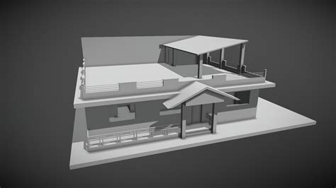 House - Download Free 3D model by rustic.orcullo13 [55a37fe] - Sketchfab