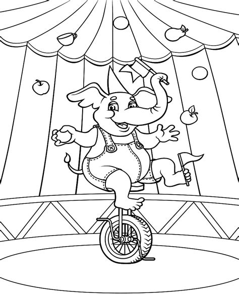 Circus coloring, Download Circus coloring for free 2019