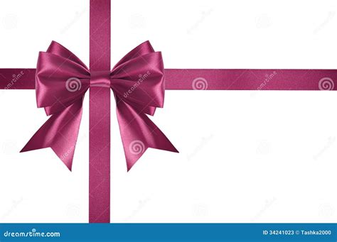 Pink satin ribbon stock image. Image of present, festive - 34241023