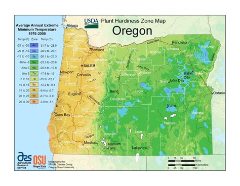 Oregon PRISM map | This new zone hardiness map for plants wa… | Flickr