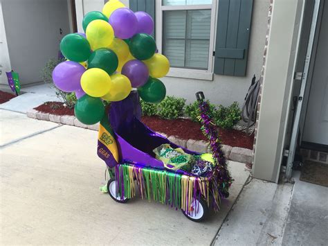 Mardi Gras Wagon Float Idea