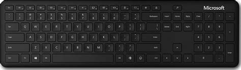 Microsoft Wireless Bluetooth Keyboard, Built-In Shortcuts, Swift Pair ...