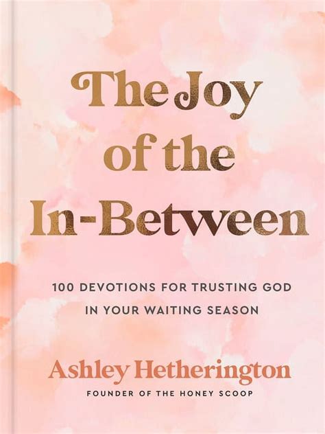 The Joy of the In-Between : 100 Devotions for Trusting God in Your ...