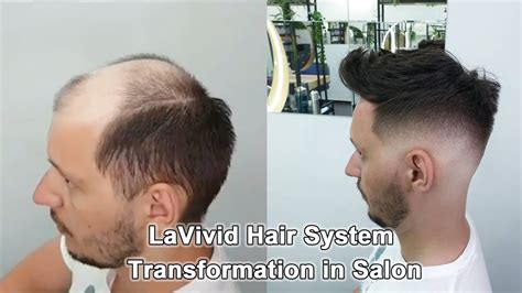 LaVivid Hair System Transformation process in Salon | LaVivid Hair ...