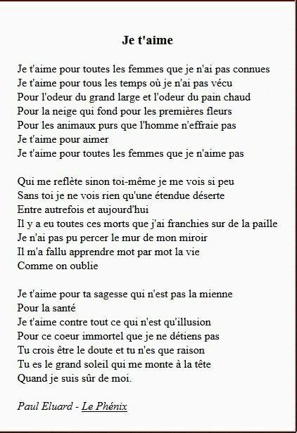 Je t'aime | Poeme et citation, Meilleures citations instagram, Paroles sur l'amour