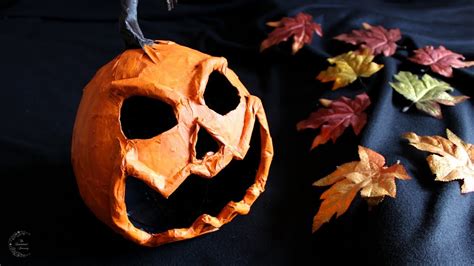 Paper Mache Pumpkin Tutorial | DIY Halloween Decor | The Sweetest Journey - YouTube