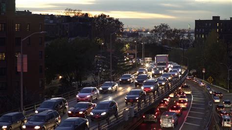 Evening Traffic Jam Through New York City 4k Stock Footage SBV-313170509 - Storyblocks