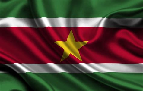 Wallpaper Flag, Suriname, Suriname images for desktop, section текстуры - download