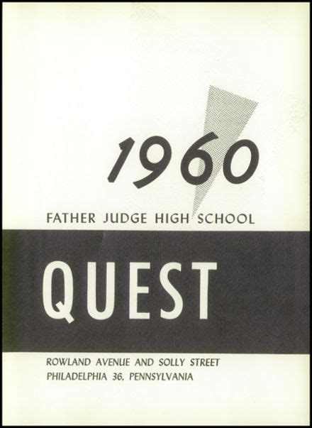 Explore 1960 Father Judge High School Yearbook, Philadelphia PA ...