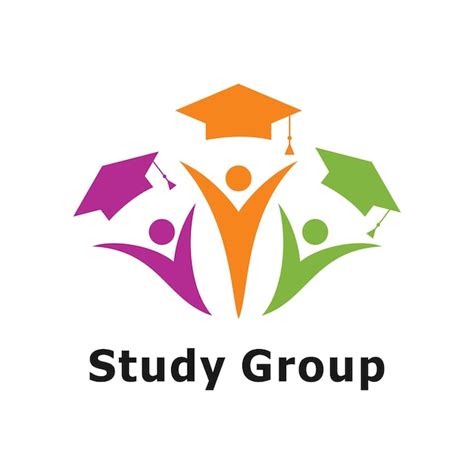 Premium Vector | Study group vector logo