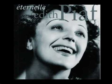 No regrets by Edith Piaf - YouTube