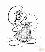 Brainy Smurf coloring Page  Free Printable Coloring Pages sketch template
