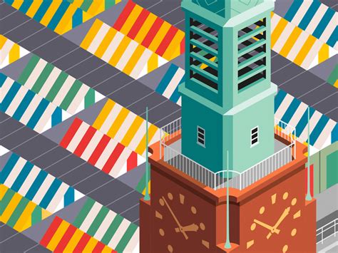 Norwich city hall and market by Roy Smith on Dribbble