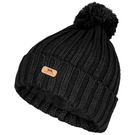 Trespass Thorns Mens Classic Warm Beanie Casual Winter Hat with Pom Pom | eBay