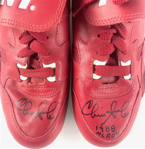 Lot Detail - 1988 Rookie of the Year: Chris Sabo Signed Cleats (JSA)