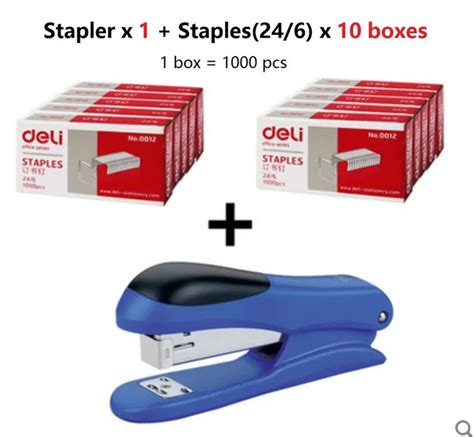 Stylish Classical Deli Booklet Stapler 20sheets applicable effective ...