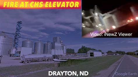 UPDATE: Fire At CHS Elevator In Drayton Causes Significant Damage - iNewZ